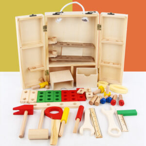 Trusa tamplarie din lemn Montessori