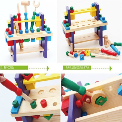 Banc tamplar lemn Montessori