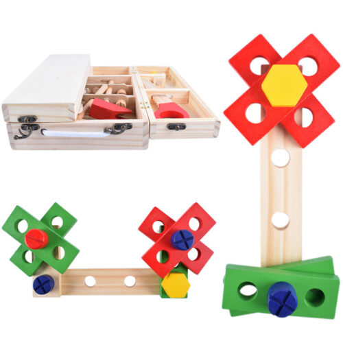 Trusa tamplarie din lemn Montessori