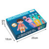 Puzzle corp uman lemn Montessori