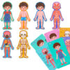 Puzzle corp uman lemn Montessori
