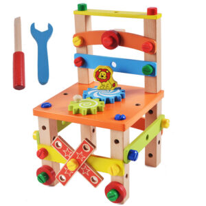 Scaun lemn asamblare Montessori