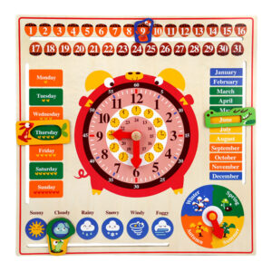 Calendar si ceas Montessori