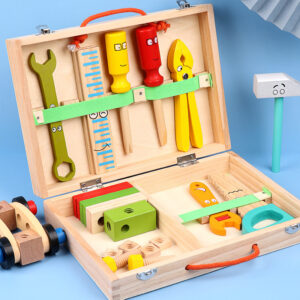 Trusa tamplarie din lemn-masini Montessori