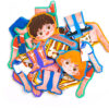 Puzzle corp uman lemn Montessori