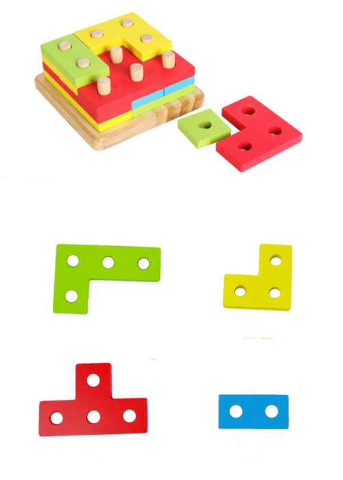 Set clasic 4 in 1 Montessori