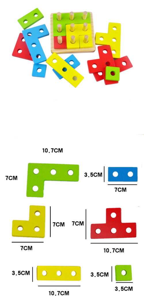 Set clasic 4 in 1 Montessori