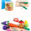 Legume si fructe lemn Montessori