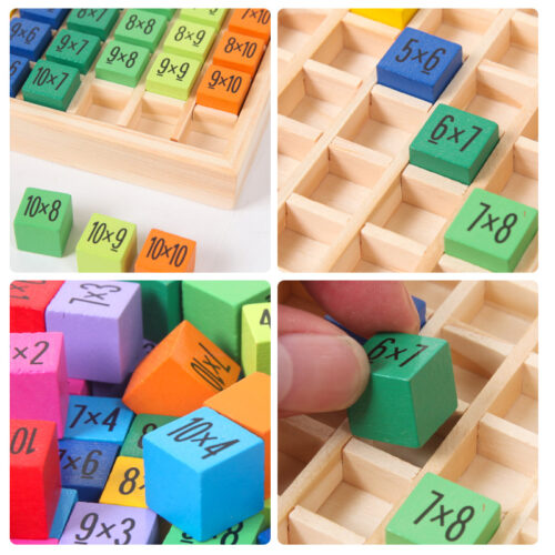 Joc matematica inmultire Montessori