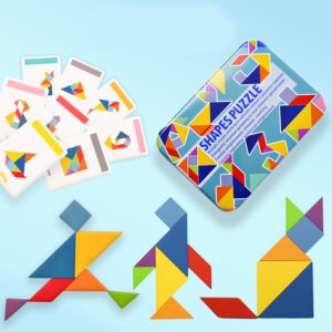 Trusa forme geometrice tangram Montessori
