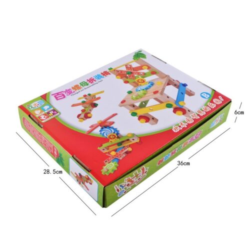 Scaun lemn asamblare Montessori