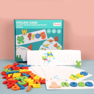 Joc spelling words alfabet lemn Montessori