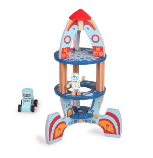 Racheta lemn 3D Montessori