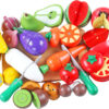 Legume si fructe lemn Montessori