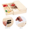 Trusa tamplarie din lemn Montessori