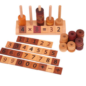 Numaratoare lemn Montessori