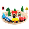 Tren lemn Montessori