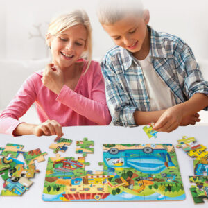 Puzzle lemn Montessori