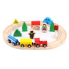 Tren lemn Montessori