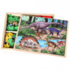 Puzzle dinozauri Montessori