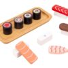 Set de sushi din lemn Montessori