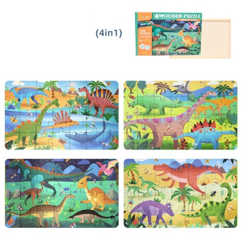 Puzzle lemn Montessori