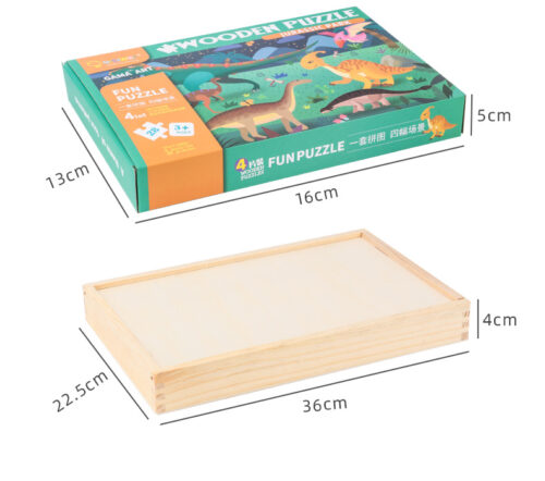 Puzzle lemn Montessori