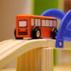 Tren lemn colorat Montessori